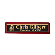 Load image into Gallery viewer, Desk Wedge Name Plate - PERSONALIZED - Native American Indian - 11 Inches