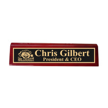 Load image into Gallery viewer, Desk Wedge Name Plate - PERSONALIZED - Happy Halloween - 11 Inches