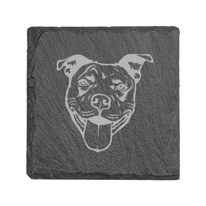 Coaster - Slate - PIt Bull - SET OF 2