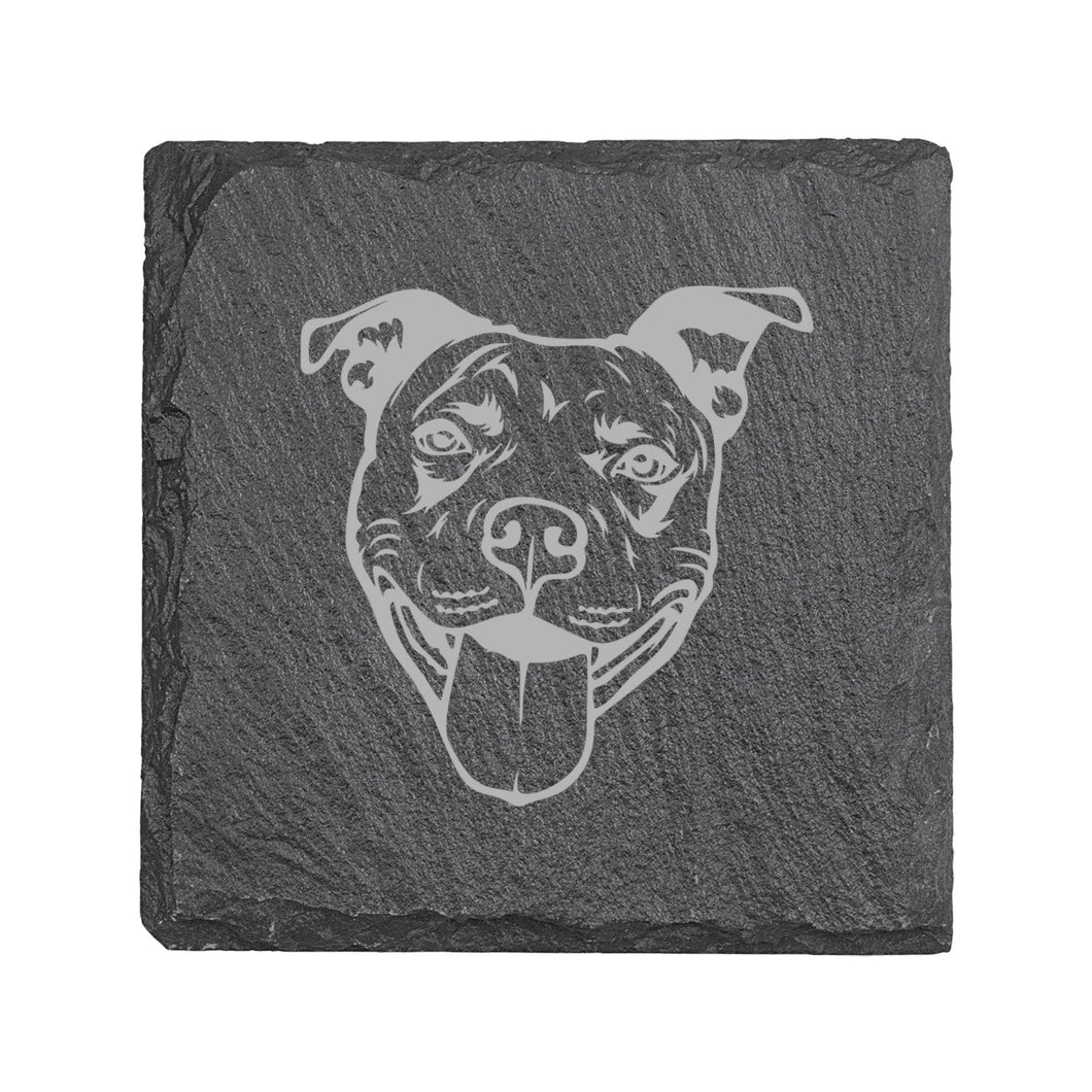 Coaster - Slate - PIt Bull - SET OF 2