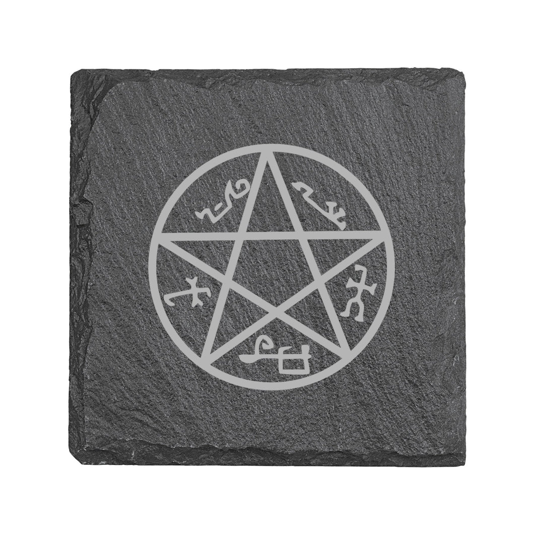 Coaster - Slate - Demon Trap - SET OF 2