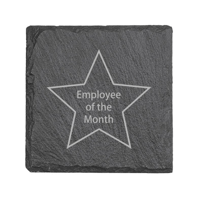 Coaster - Slate - Employee of the month - SET OF 2