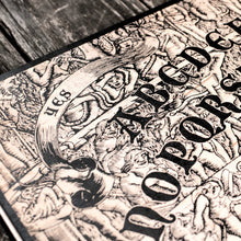 Load image into Gallery viewer, Spirit Board - Dante&#39;s Inferno with Skull Cursor 24x18 in Sign