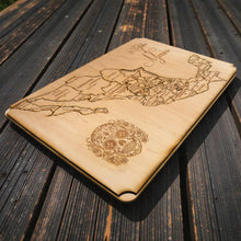 Load image into Gallery viewer, 31 States of Mexico - CUSTOM - Puzzle Map - Art Kit - Raw Wood 18x12 Inches - 32 pieces - With Stand