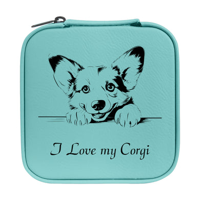 Jewelry Box 4x4 - CUSTOM - I love my Corgi