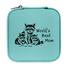 Load image into Gallery viewer, Jewelry Box 4x4 - CUSTOM - Worlds best mom with Raccoons