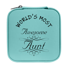 Load image into Gallery viewer, Jewelry Box 4x4 - CUSTOM - Worlds most awesome Aunt