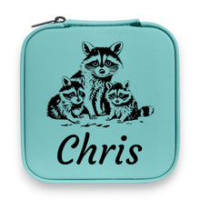 Load image into Gallery viewer, Jewelry Box 4x4 - PERSONALIZED - CUSTOM - Raccoons