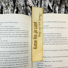 Load image into Gallery viewer, Bookmark - Thank you for being part of my story - Birch Wood