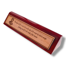 Load image into Gallery viewer, Desk Wedge Name plate - Marcus Aurelius - 11 Inches
