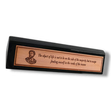 Load image into Gallery viewer, Desk Wedge Name plate - Marcus Aurelius - 11 Inches