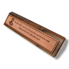 Load image into Gallery viewer, Desk Wedge Name plate - Marcus Aurelius - 11 Inches