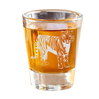 2oz Tiger Shot Glass - Wild Life