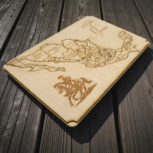 Load image into Gallery viewer, 31 States of Mexico - CUSTOM - Puzzle Map - Art Kit - Raw Wood 18x12 Inches - 32 pieces - With Stand
