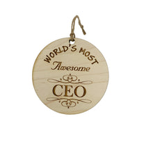 Load image into Gallery viewer, Worlds most Awesome CEO - Ornament