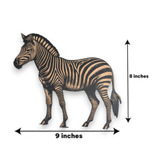 Load image into Gallery viewer, Signs - Black - Safari Animals - SET of 4 LARGE - Double stick tape included