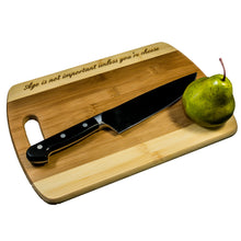 Load image into Gallery viewer, Age is not important unless you&#39;re cheese Cutting Board Bamboo CTCBTT14