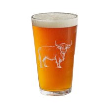 Load image into Gallery viewer, 16oz Beer Mug - Highland Cow