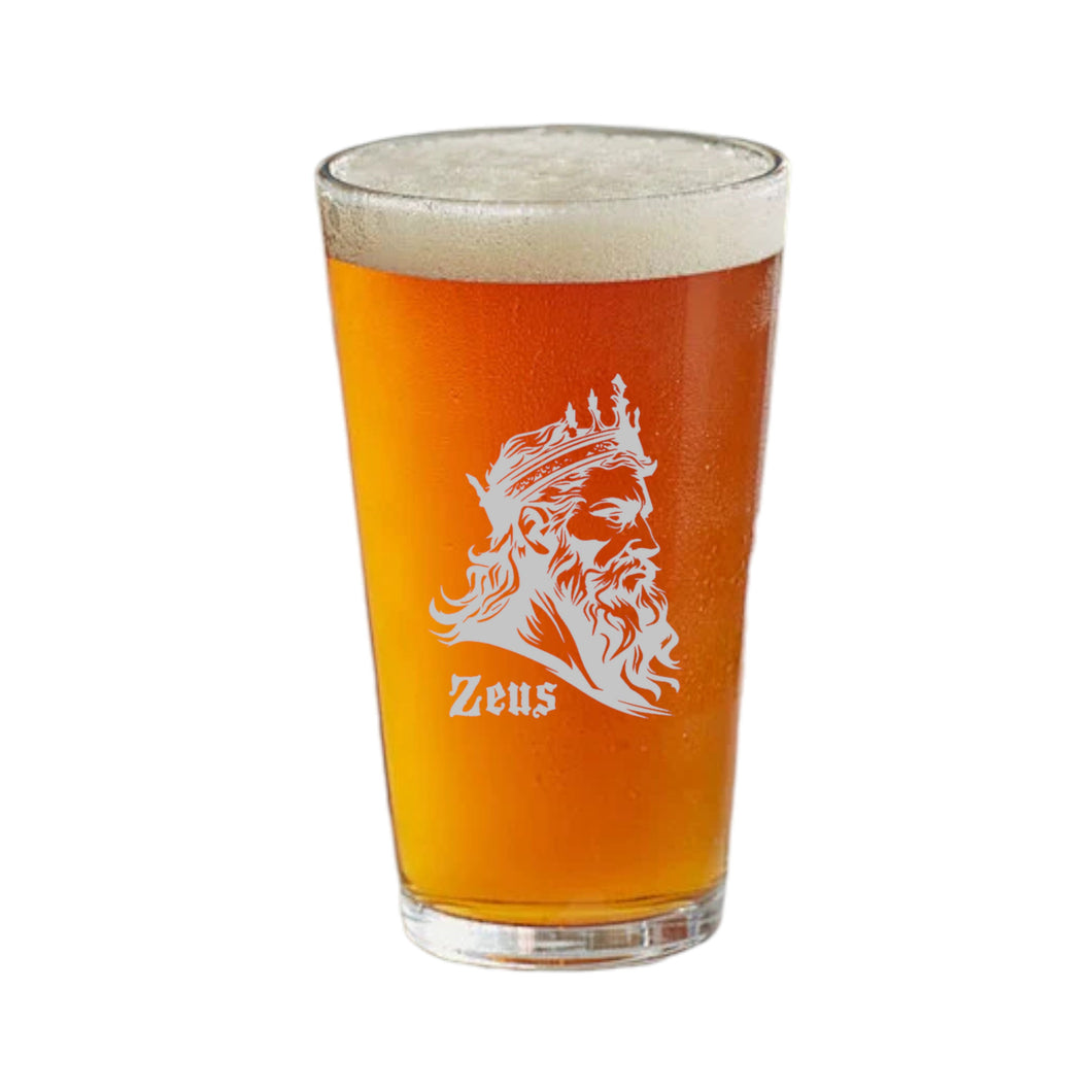 16oz Beer Mug - Zeus - God of Thunder