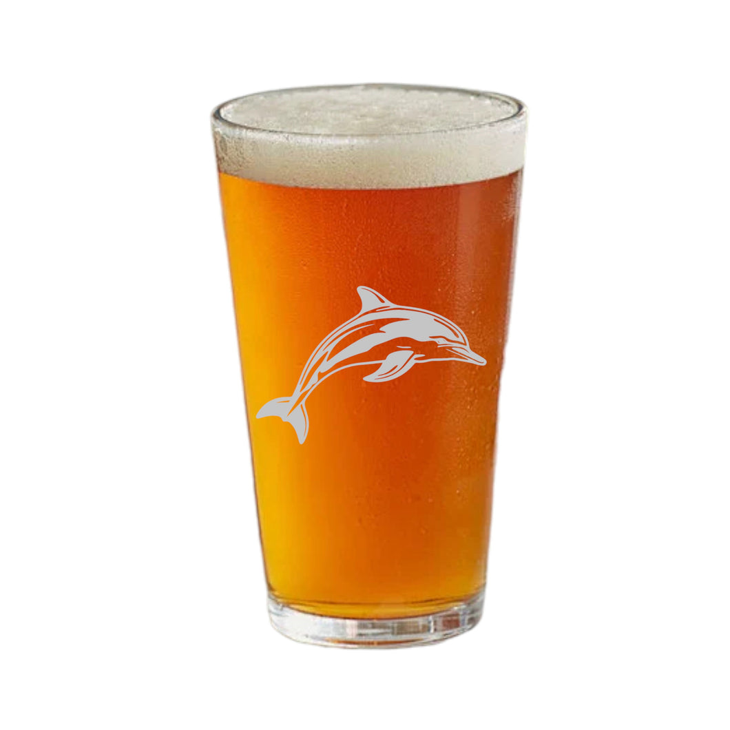 16oz Beer Mug - Dolphin