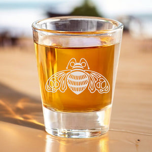 2oz Bee Shot Glass