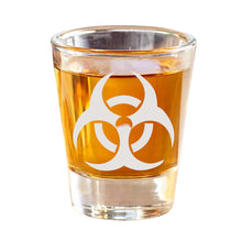 Load image into Gallery viewer, 2oz Biohazard Shot Glass