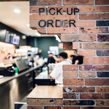 Load image into Gallery viewer, Sign - Pick up Order - Cutout with installation template