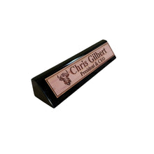 Load image into Gallery viewer, Desk Wedge Name Plate - PERSONALIZED - Highland Cow - 11 Inches