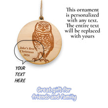 Load image into Gallery viewer, Ornament - Animals - PERSONALIZED - Raw Wood