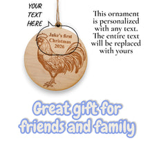 Load image into Gallery viewer, Ornament - Animals - PERSONALIZED - Raw Wood