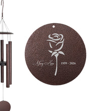 Load image into Gallery viewer, Wind Chime - Rose - PERSONALIZED - powder coated