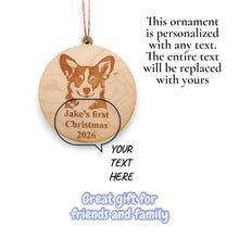 Load image into Gallery viewer, Ornament - Animals - PERSONALIZED - Raw Wood