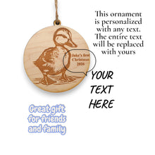 Load image into Gallery viewer, Ornament - Animals - PERSONALIZED - Raw Wood