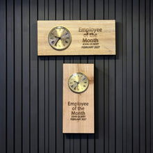 Load image into Gallery viewer, Clock - Cedar Picket - PERSONALIZED - Employee of the Month - 12x5 Inches