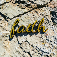 Load image into Gallery viewer, Signs - blessed family faith memories - All 4 - Raw Wood