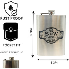 Load image into Gallery viewer, 8oz SoW Potion Stainless Steel Flask
