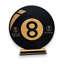 Load image into Gallery viewer, NFC Eight Ball Sign - Your Party and Events - Near Field Communication (NOT PROGRAMMED)