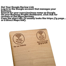Load image into Gallery viewer, NFC Business Card holder - Your Website and Google Reviews - Near Field Communication