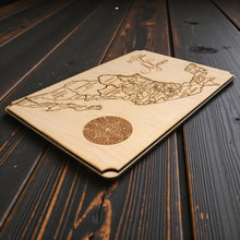 Load image into Gallery viewer, 31 States of Mexico - CUSTOM - Puzzle Map - Art Kit - Raw Wood 18x12 Inches - 32 pieces - With Stand
