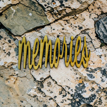 Load image into Gallery viewer, Signs - blessed family faith memories - All 4 - Raw Wood