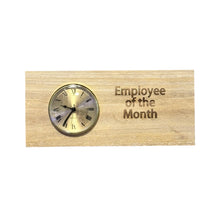 Load image into Gallery viewer, Clock - Cedar Picket - Employee of the Month - 12x5 Inches