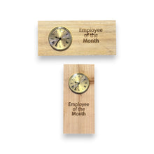 Load image into Gallery viewer, Clock - Cedar Picket - Employee of the Month - 12x5 Inches