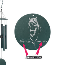 Load image into Gallery viewer, Wind Chime - My Horse - PERSONALIZED - powder coated