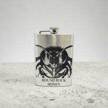 Load image into Gallery viewer, 8oz Flask - Honey Bee - PERSONALIZED - Stainless Steel
