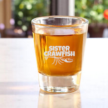 Load image into Gallery viewer, 2oz Sister Crawfish Shot Glass