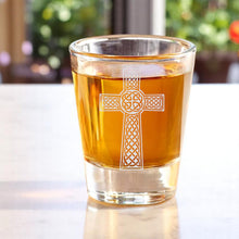 Load image into Gallery viewer, 2oz Celtic Cross Shot Glass