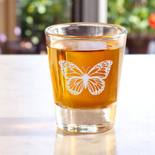 Load image into Gallery viewer, 2oz Butterfly Shot Glass