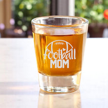 Load image into Gallery viewer, 2oz Football Mom Shot Glass