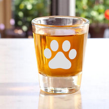 Load image into Gallery viewer, 2oz Dog Paw Shot Glass