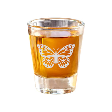 2oz Butterfly Shot Glass